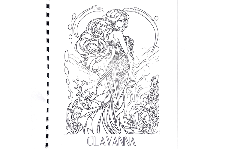 Beautiful Alpha Mermaids Coloring Book | Art | Books | Nancy Land McCurtin Beautiful Alpha Mermaids Coloring Book | Art | Books | Nancy Land McCurtin