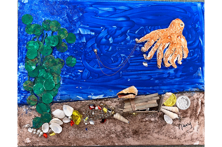 (mixed media) after blindness